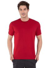गैलरी व्यूवर में इमेज लोड करें, Men's Regular Fit Basic Plain Cotton T-Shirt