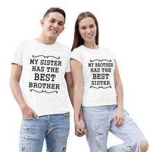 Load image into Gallery viewer, Best Brother & Best Sister Printed Tshirt for Siblings
