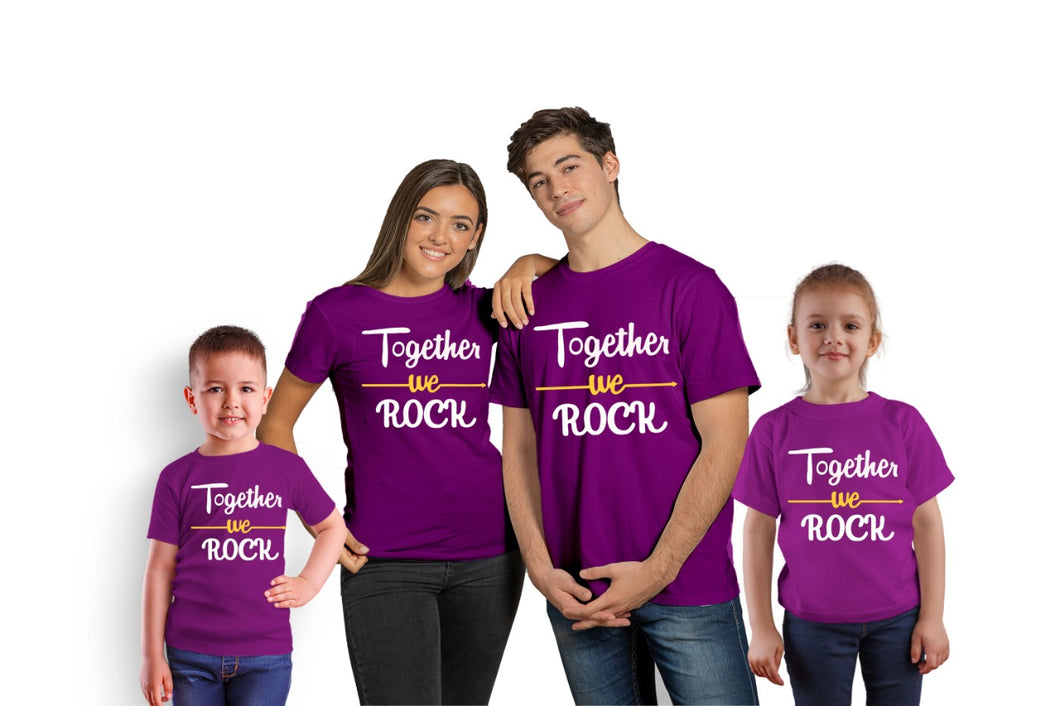 Together We Rock Cotton Tshirts