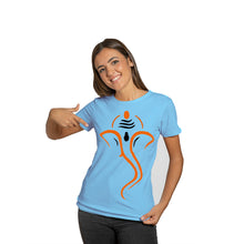 Load image into Gallery viewer, Ganpati Bapa Moorya Printed Dri Fit Tshirt For Women