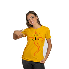 Load image into Gallery viewer, Ganpati Bapa Moorya Printed Dri Fit Tshirt For Women