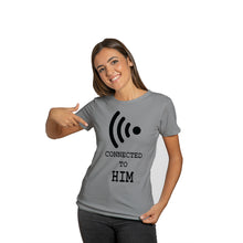 Load image into Gallery viewer, Connected To Him & Her Printed Tshirt for Couple