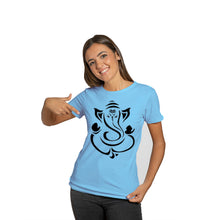 Load image into Gallery viewer, Ganesha Printed Dri Fit Tshirt For Women