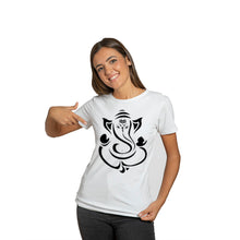 Load image into Gallery viewer, Ganesha Printed Dri Fit Tshirt For Women