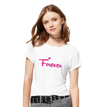 Load image into Gallery viewer, Together & Forever Couple Cotton Tshirt