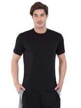 गैलरी व्यूवर में इमेज लोड करें, Men&#39;s Regular Fit Basic Plain Cotton T-Shirt
