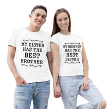 Load image into Gallery viewer, Best Brother &amp; Best Sister Printed Tshirt for Siblings
