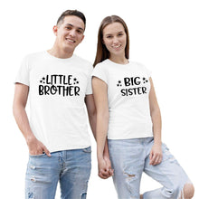 Load image into Gallery viewer, Little Brother &amp; Big Sister Printed Tshirt for Siblings
