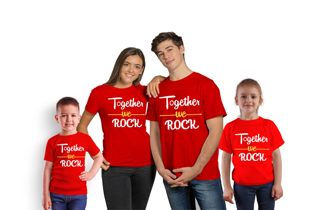 Together We Rock Cotton T-shirts