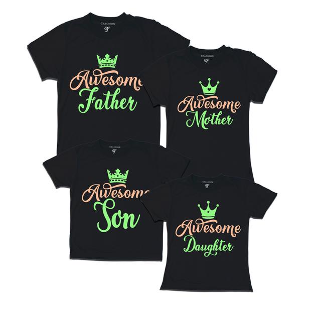 Awesome Family Cotton T-shirts