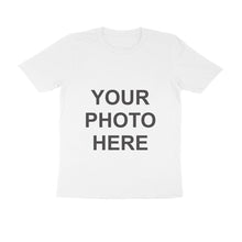 गैलरी व्यूवर में इमेज लोड करें, Your Photo On Cotton T-Shirt For Mens
