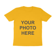 गैलरी व्यूवर में इमेज लोड करें, Your Photo On Cotton T-Shirt For Mens
