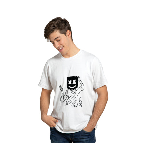Marshmellow Printed Dri Fit Tshirt For Men