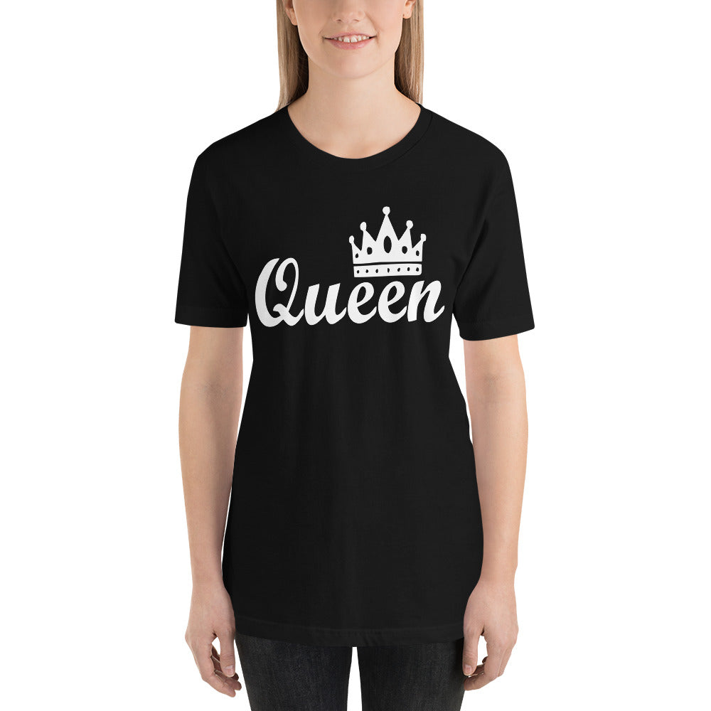Women's Regular Fit Queen Cotton T-Shirt