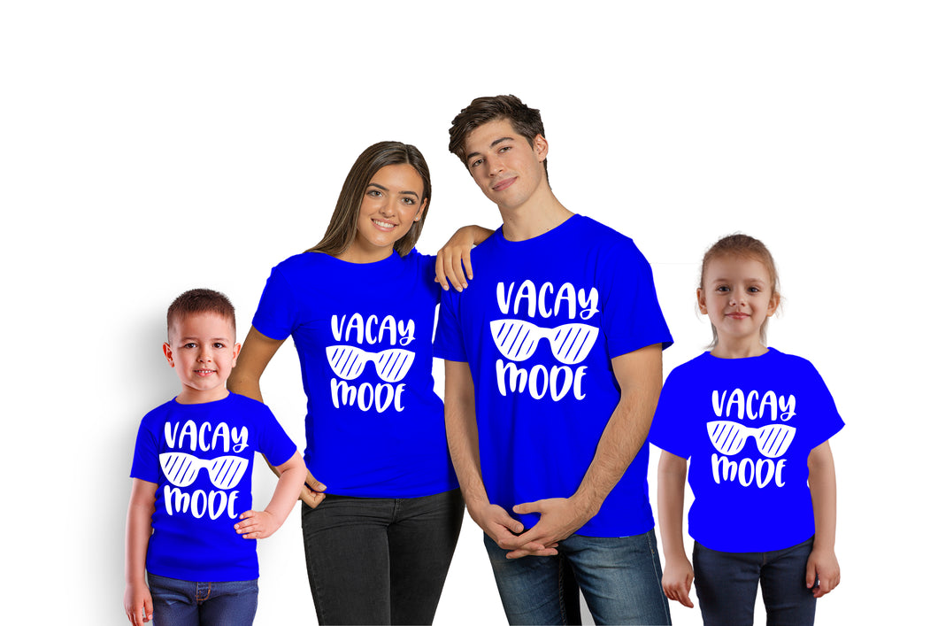 Vacacy Mode Family Cotton Tshirts